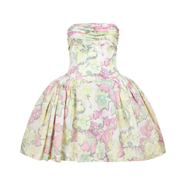ARCHIVE - 1988 Runway Documented Karl Lagerfeld Floral Marie Antoinette Dress
