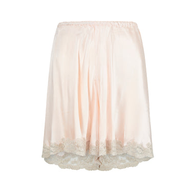 1930s Lace Trimmed Pink Silk Tap Pants