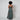 1950s Silk Chiffon Floral Print Maxi Dress with Belt