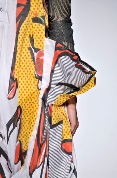 ARCHIVE - 2009 Romeo Pires Roy Lichtenstein Pop Art Mini-Skirt