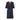 ARCHIVE - 1920s Blue and Russet Silk Crepe Day Dress