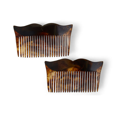 ARCHIVE - 1900s Celluloid and Rhinestone Edwardian Hair Clips