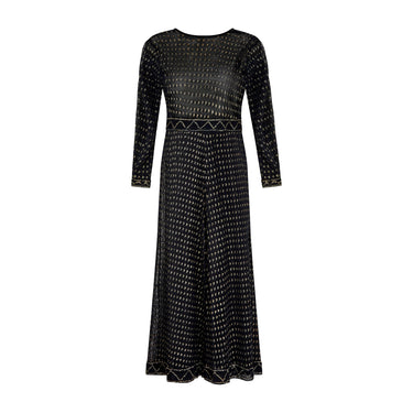 Pre 1920s Egyptian Black Hammered Metal Assiut Dress