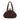 ARCHIVE - 1940s Brown Suede Barrel Clasp Bag