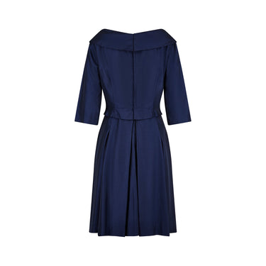 ARCHIVE - 1950s Harrods Navy Double Breasted Dress