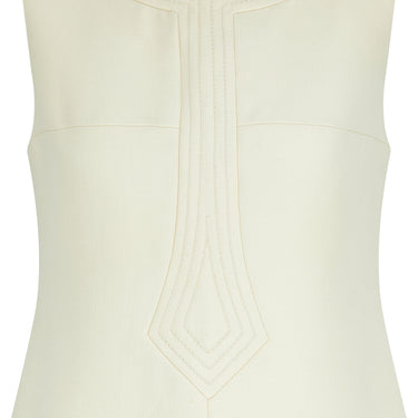ARCHIVE - 1960s Alice Boiget Cream Wool Mod Dress