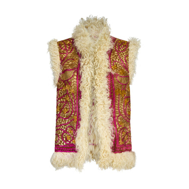 ARCHIVE - 1960s All Over Embroidered Afghan Gilet