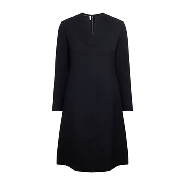 1960s Eric Hill Black Wool Mod Dress