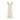 1960s Gunne Sax Cream Linen Mini Corset Dress with Wooden Beads