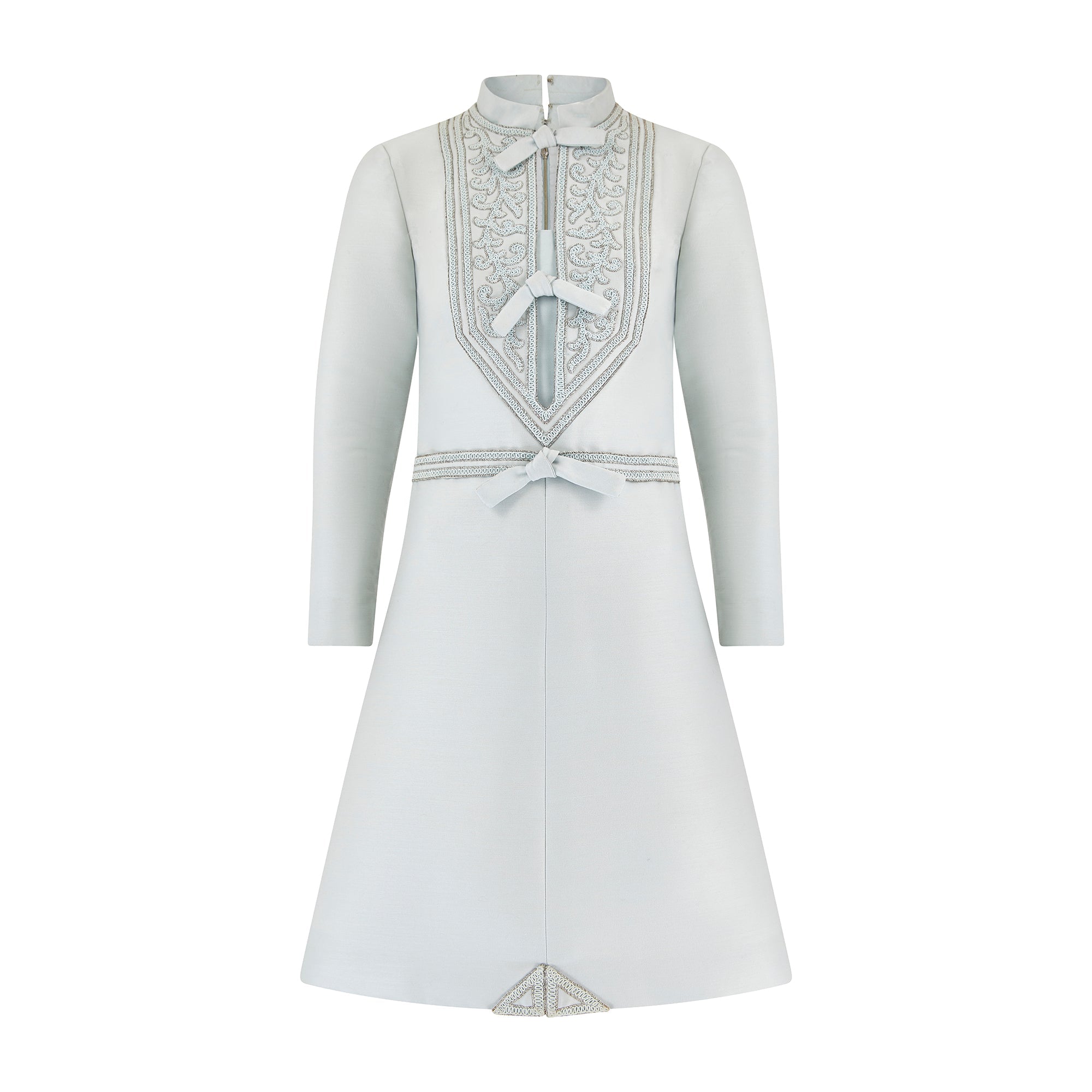 ARCHIVE - 1960s Louis Feraud Pale Blue A-Line Mod Dress CIRCA VINTAGE ARCHIVE - 1960s Louis Feraud Pale Blue A-Line Mod Dress CIRCA VINTAGE