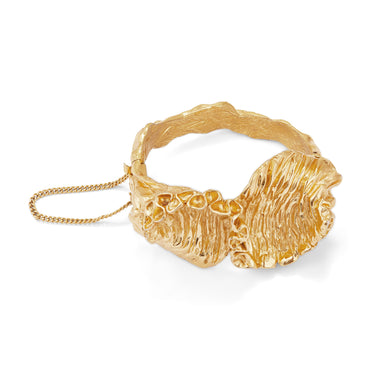 ARCHIVE - 1960s Trifari Textured Gold Tone Bracelet