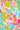 ARCHIVE - 1960s Textured Cotton Bright Floral Print A-Line Dress