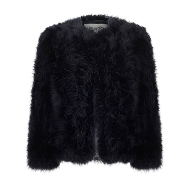 1970s Ann Green Marabou Feather Jacket