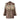 1970s Sorelle Fontana Brown Printed Silk Top with Gold Lurex