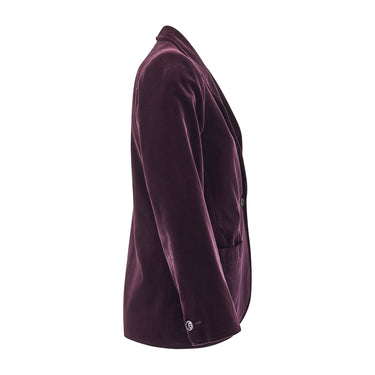 ARCHIVE - 1980s Yves Saint Laurent Plum Velvet Jacket