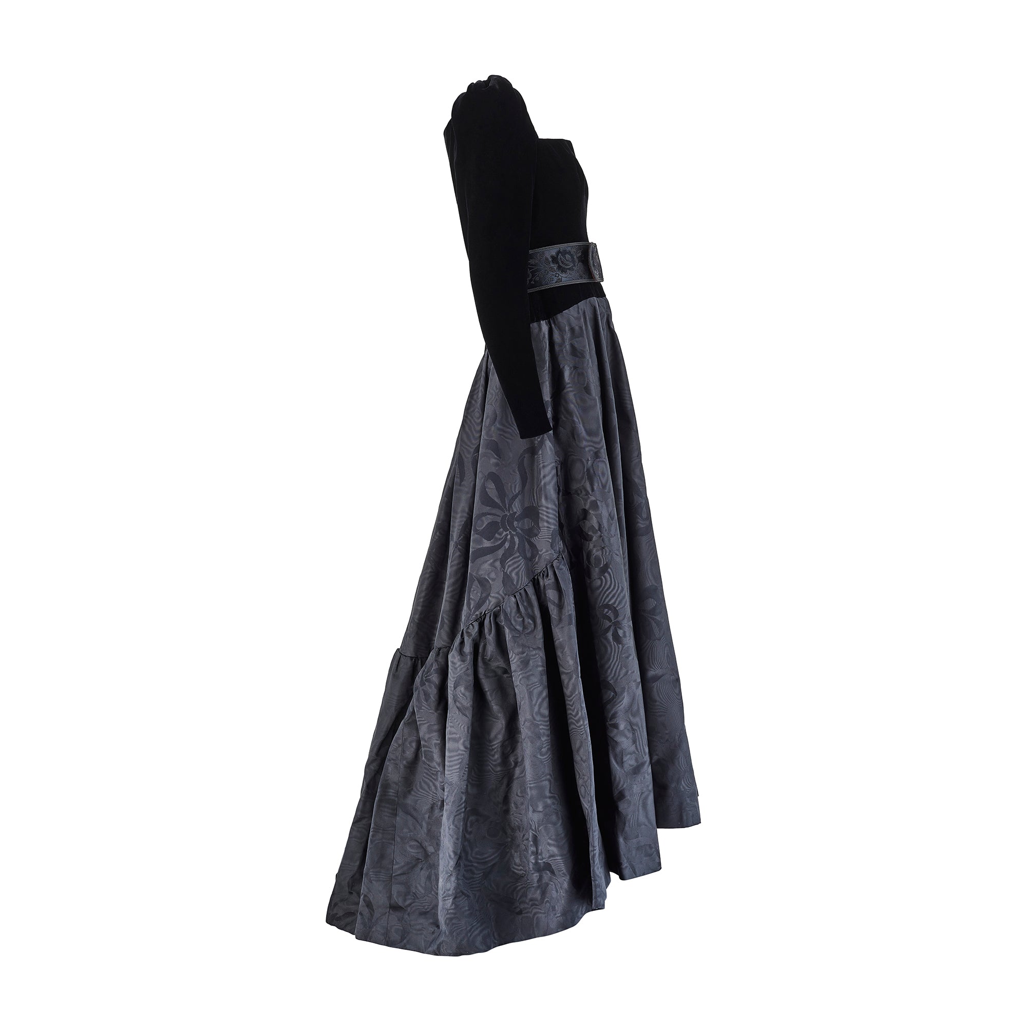 1986 Vintage Vogue Couture Motif Buste : 82.5cm Robe (1990 1986 Vintage Vogue Couture Motif Buste : 82.5cm Robe (1990