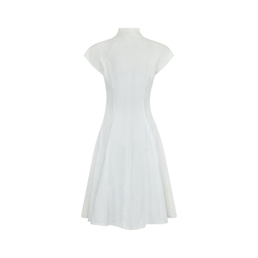 ARCHIVE - 1990s Catherine Walker Chelsea Design Co White Cotton Dress