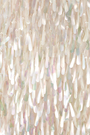 ARCHIVE - 1996 Runway Katharine Hamnett Iridescent Paillette Beaded Dress