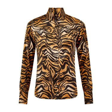 ARCHIVE - Fall 2000 Roberto Cavalli Tiger Print Shirt
