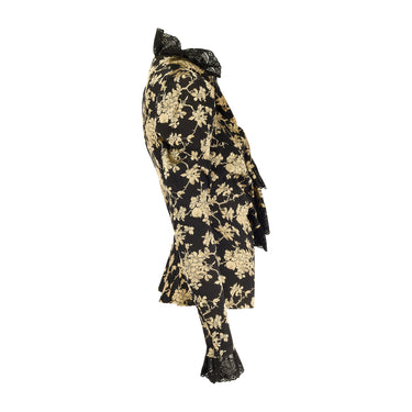 ARCHIVE - F/W 1995 Vivienne Westwood Runway Gold Black Jacquard Shirt