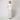 1990s Tatters White Tulle Ribbonwork Column Dress with Sequins
