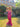 ARCHIVE - 2000s Valentino Pink Applique Maxi Evening Dress