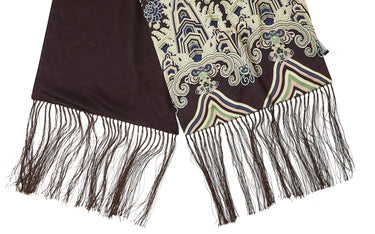 ARCHIVE - 2004 Tom Ford for Yves Saint Laurent Chinoiserie Print Silk Scarf