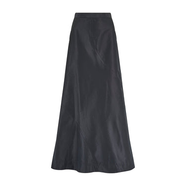ARCHIVE - 2000s Vivienne Westwood Black Silk Maxi-Skirt