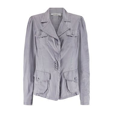 2004 Tom Ford for Saint Laurent Runway Documented Lilac-Grey Jacket