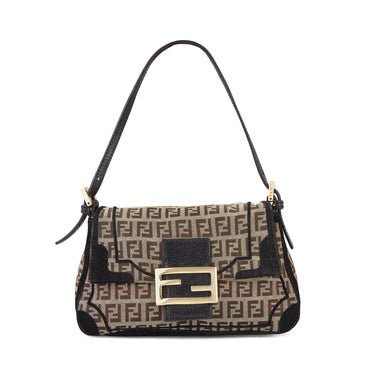 ARCHIVE - 2007 Fendi Mini Mamma FF Motif Baguette Bag