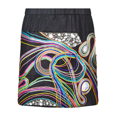 ARCHIVE - 2008 Documented Chloe Resort Rainbow Ribbonwork Skirt