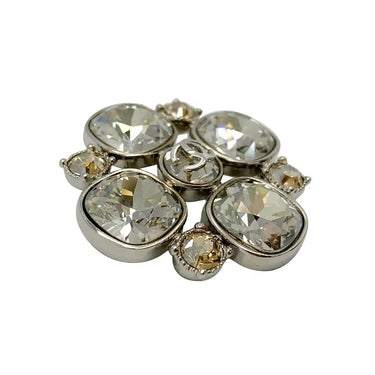 ARCHIVE - 2009 Chanel Crystal Logo Brooch