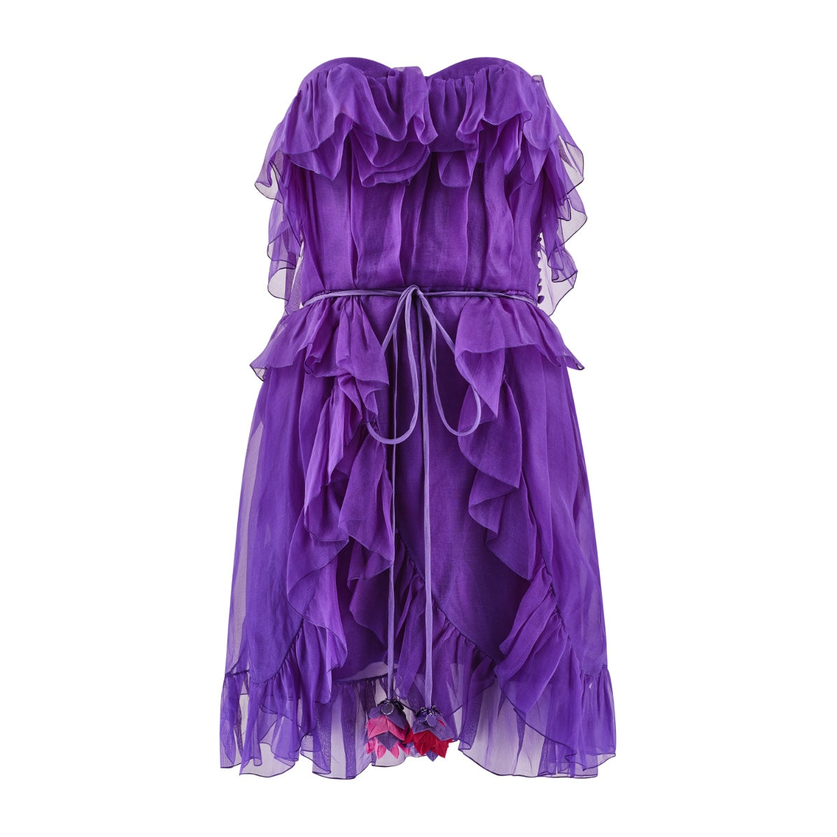 2011 John Galliano for Christian Dior Runway Purple Chiffon Mini Dress –  CIRCA VINTAGE