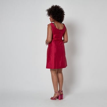 ARCHIVE - 1960s Pierre Balmain Demi Couture Pink Silk Shift Dress
