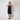 1970s Beginnings Spaghetti Strap Column Dress with Bow Detail