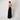 1990s Nicole Farhi Black Jersey Slip Dress with Chain Neckline