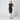 1986 Alaïa Documented Indigo Cotton Pencil Skirt with Zip