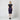 1986 Alaïa Documented Indigo Cotton Pencil Skirt with Zip