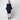 2010s Dolce & Gabbana Alta Moda Navy Dress with Flared Sleeves