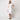 1983 Chanel White Pique Cotton CC Button Shirt Dress