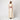 1960s Contessa Cream Silk Dress with Pink Embellished Waistband