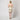 1990s Fabrice Cream Beaded and Lace Strapless Dress