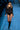 2005 Christian Dior Black Waterfall Double-Breasted Jacket with Velvet Trim