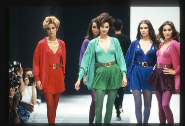 ARCHIVE - 1991 Gianni Versace Turquoise Lycra Catsuit