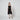 1950s Unlabelled Haute Couture Stiffened Tulle Chevron Pattern Dress