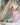 1960s French Couture Green and Pink Floral Embroidered Dress