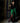 1983 Valentino Haute Couture Emerald Green Velvet and Wool Dress