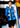 1991 Chanel Runway Documented Electric Blue Scuba Jacket
