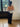 1980s Radley Silver Lurex and Black Jersey Dress