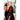 2006 Prada Runway Documented Black Silk and Red Rose Print Dress